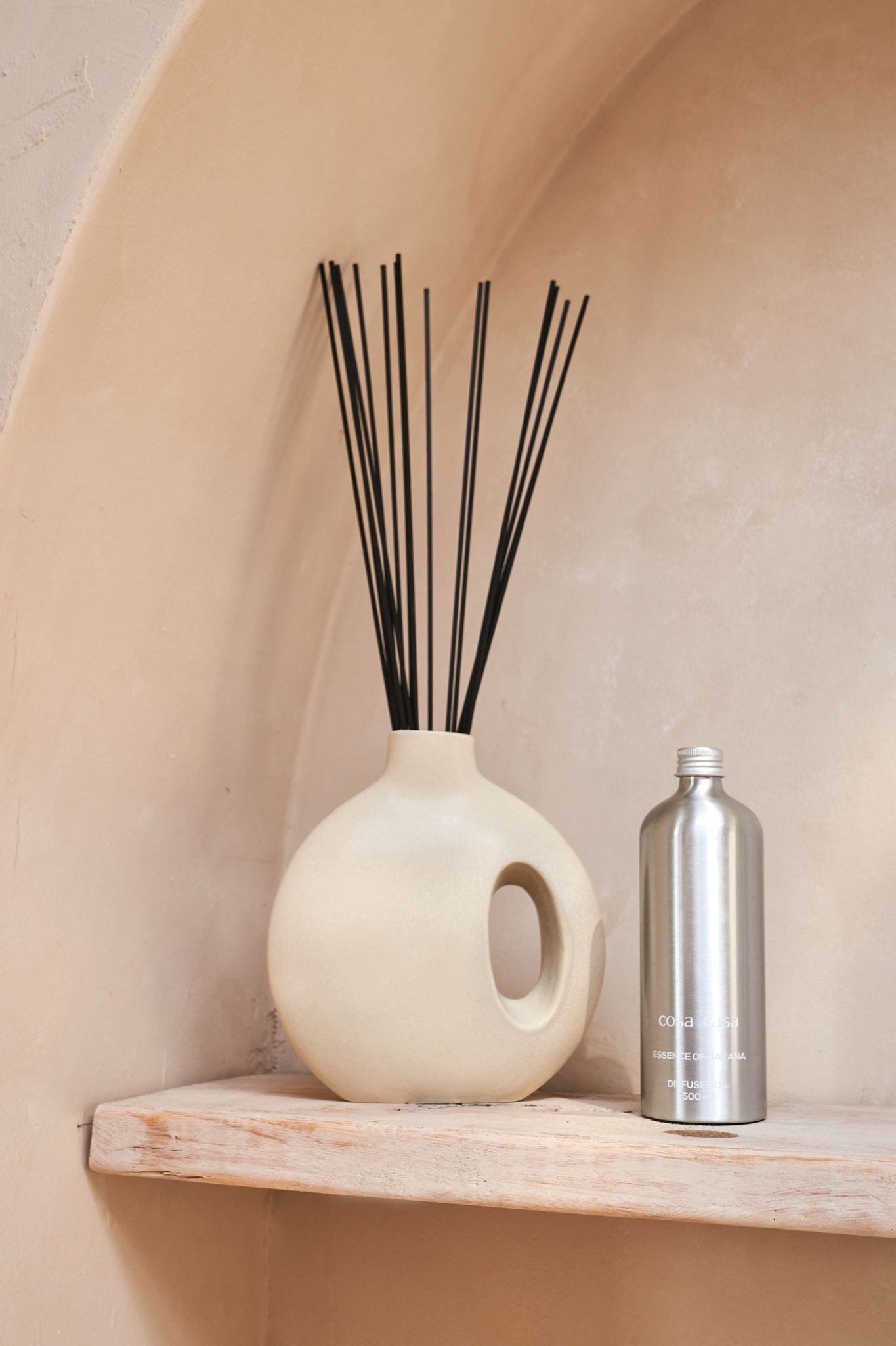 Luna Ring Vase with Refill